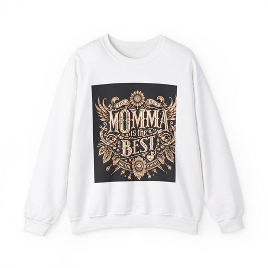 Unisex Retro Crewneck Sweatshirt - Vintage 'Momma's Best' Design for Daughters, Mothers Day Gift - Toddcraft