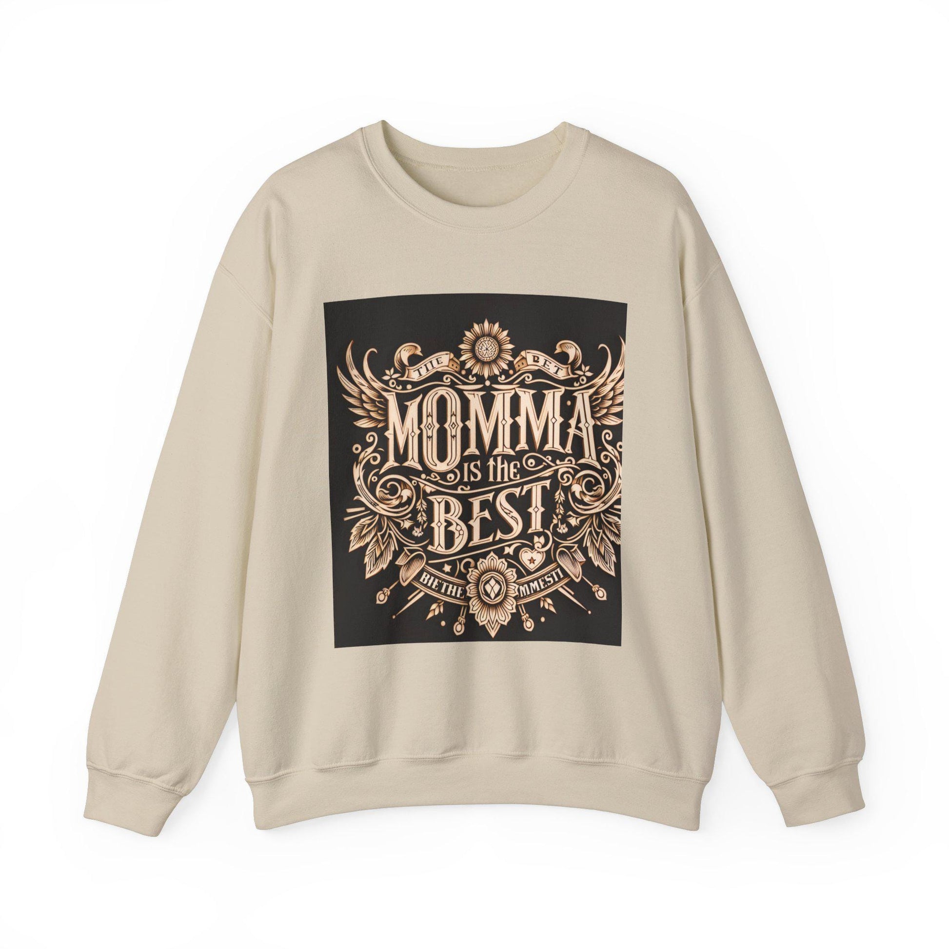 Unisex Retro Crewneck Sweatshirt - Vintage 'Momma's Best' Design for Daughters, Mothers Day Gift - Toddcraft