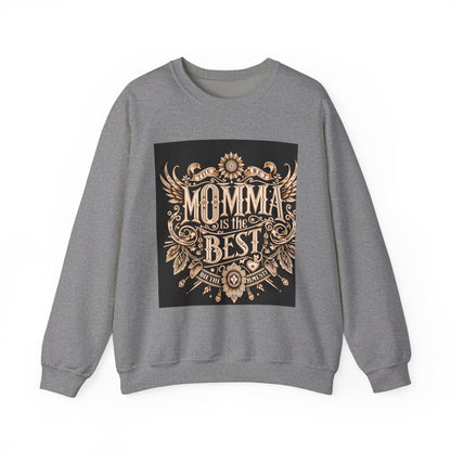 Unisex Retro Crewneck Sweatshirt - Vintage 'Momma's Best' Design for Daughters, Mothers Day Gift - Toddcraft