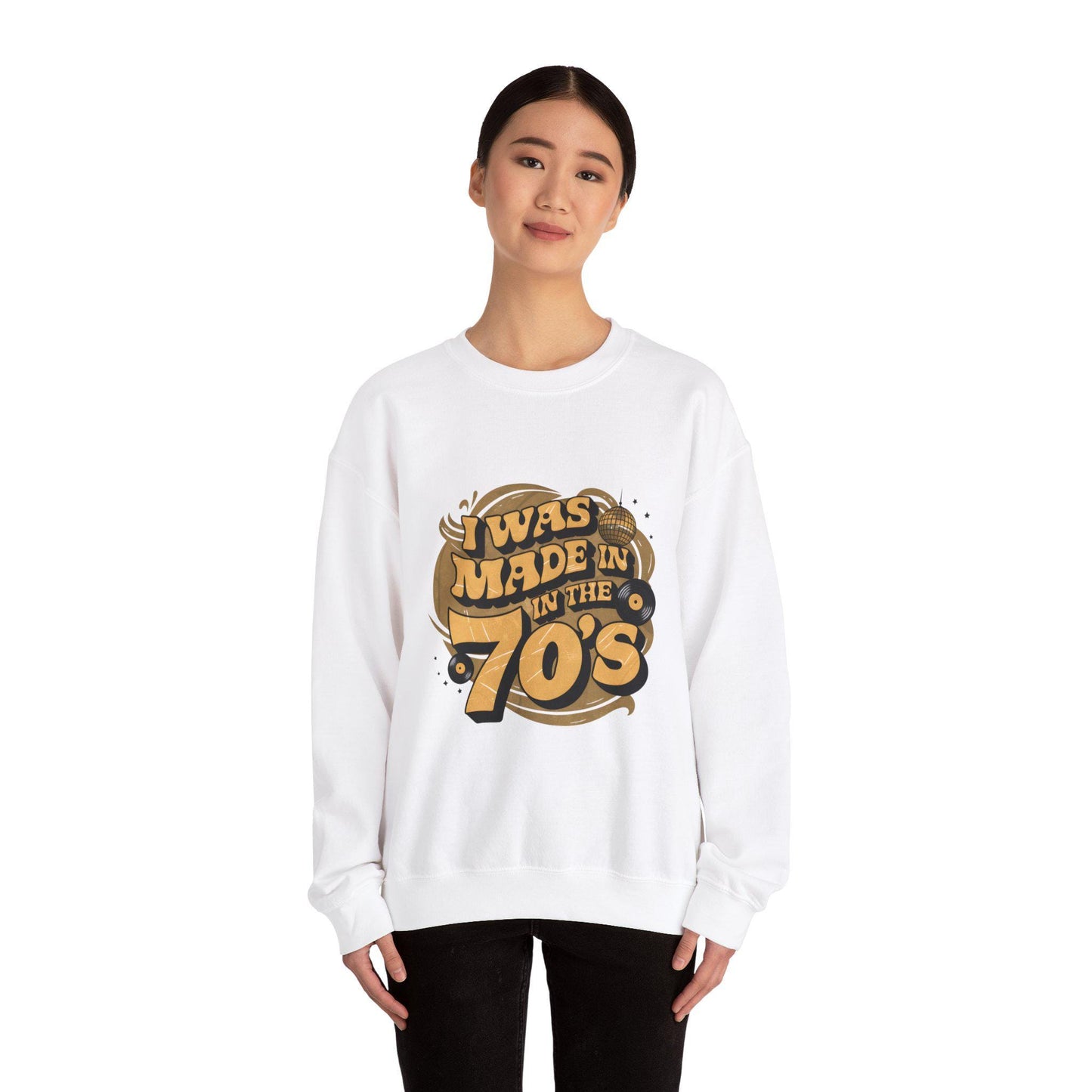Unisex Heavy Blend Crewneck Sweatshirt, Mage in the 70's, Retro sweatshirt, Vintage sweatshirt, cool kids, sweatshirt,cool adults,Life sty - Toddcraft