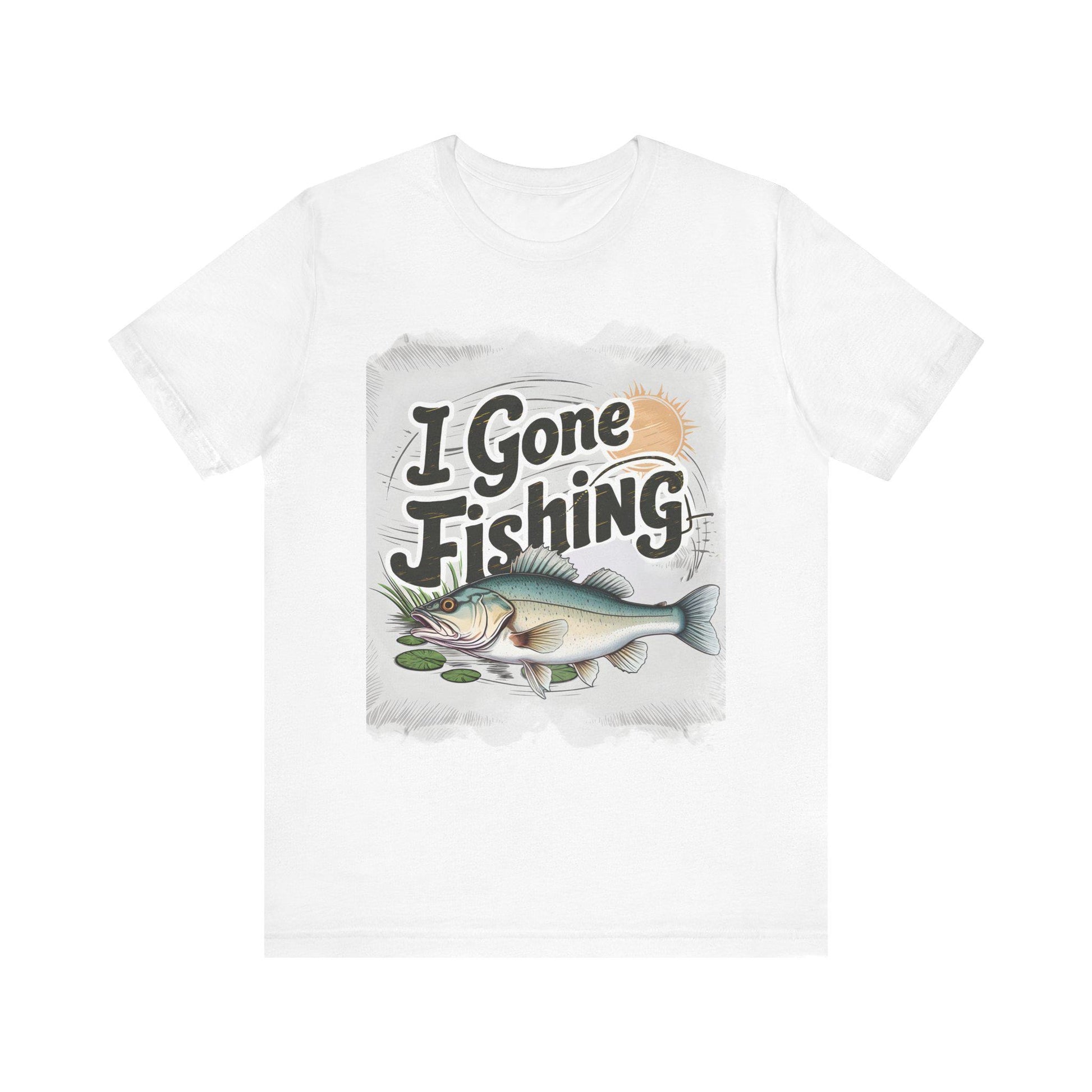 Unisex Jersey Short Sleeve Tee, walleye, fishing t, tshirt, dad gift, brother gift,fishing fun, cool kids, retro, vintage, fine art,gone fis - Toddcraft