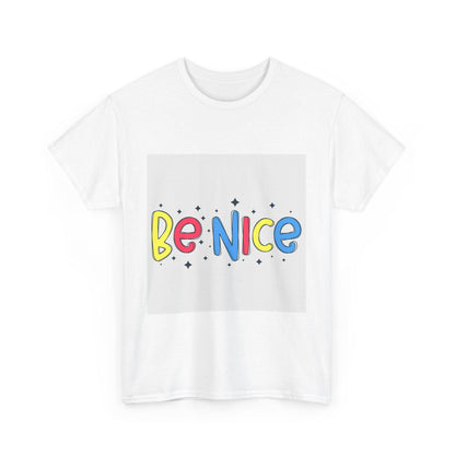 Eco-Friendly Unisex Bee Nice Heavy Cotton Tee: Comfortable Casual Wear for All Occasions - Toddcraft