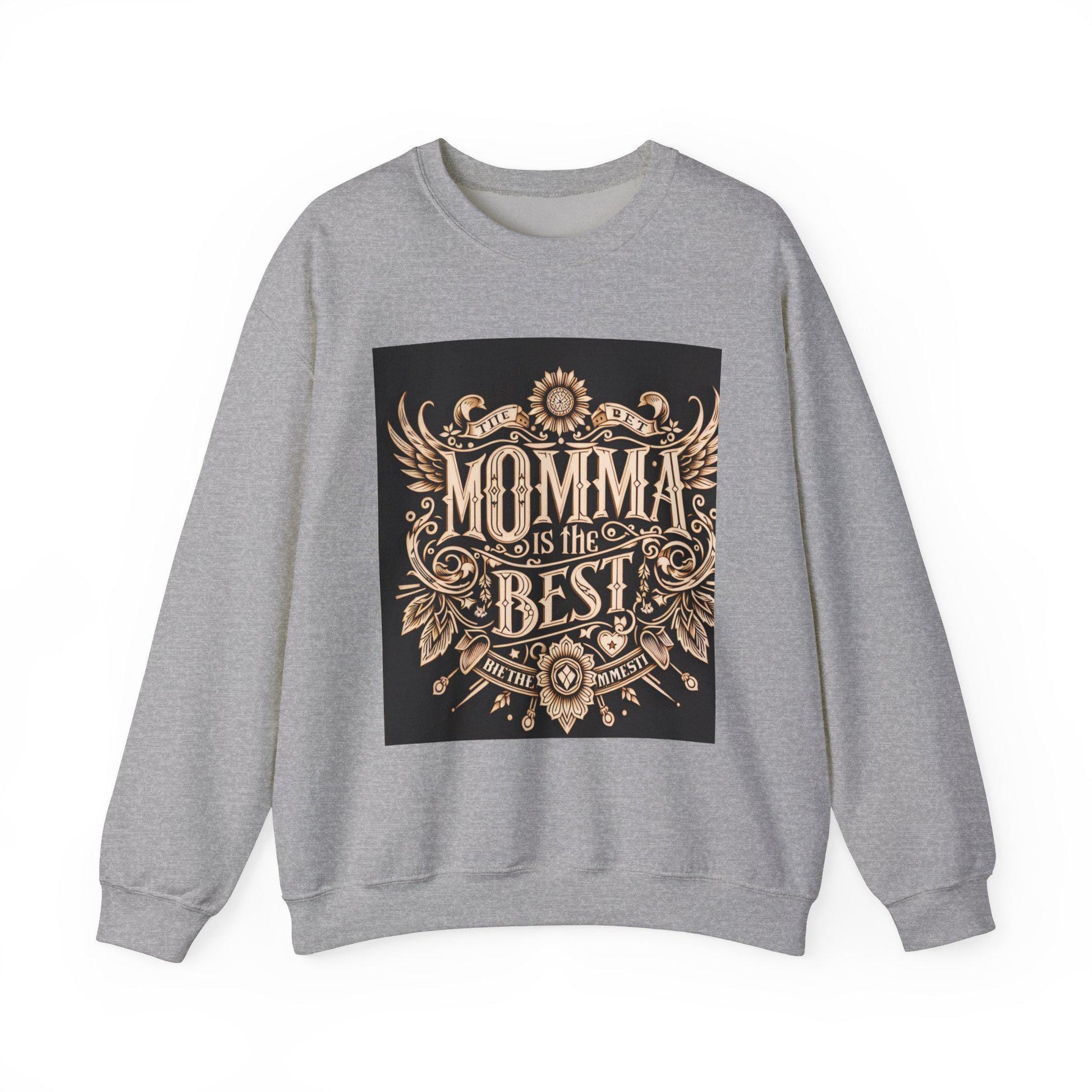 Unisex Retro Crewneck Sweatshirt - Vintage 'Momma's Best' Design for Daughters, Mothers Day Gift - Toddcraft