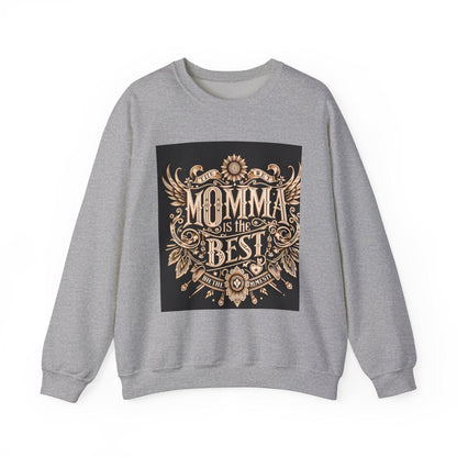 Unisex Retro Crewneck Sweatshirt - Vintage 'Momma's Best' Design for Daughters, Mothers Day Gift - Toddcraft