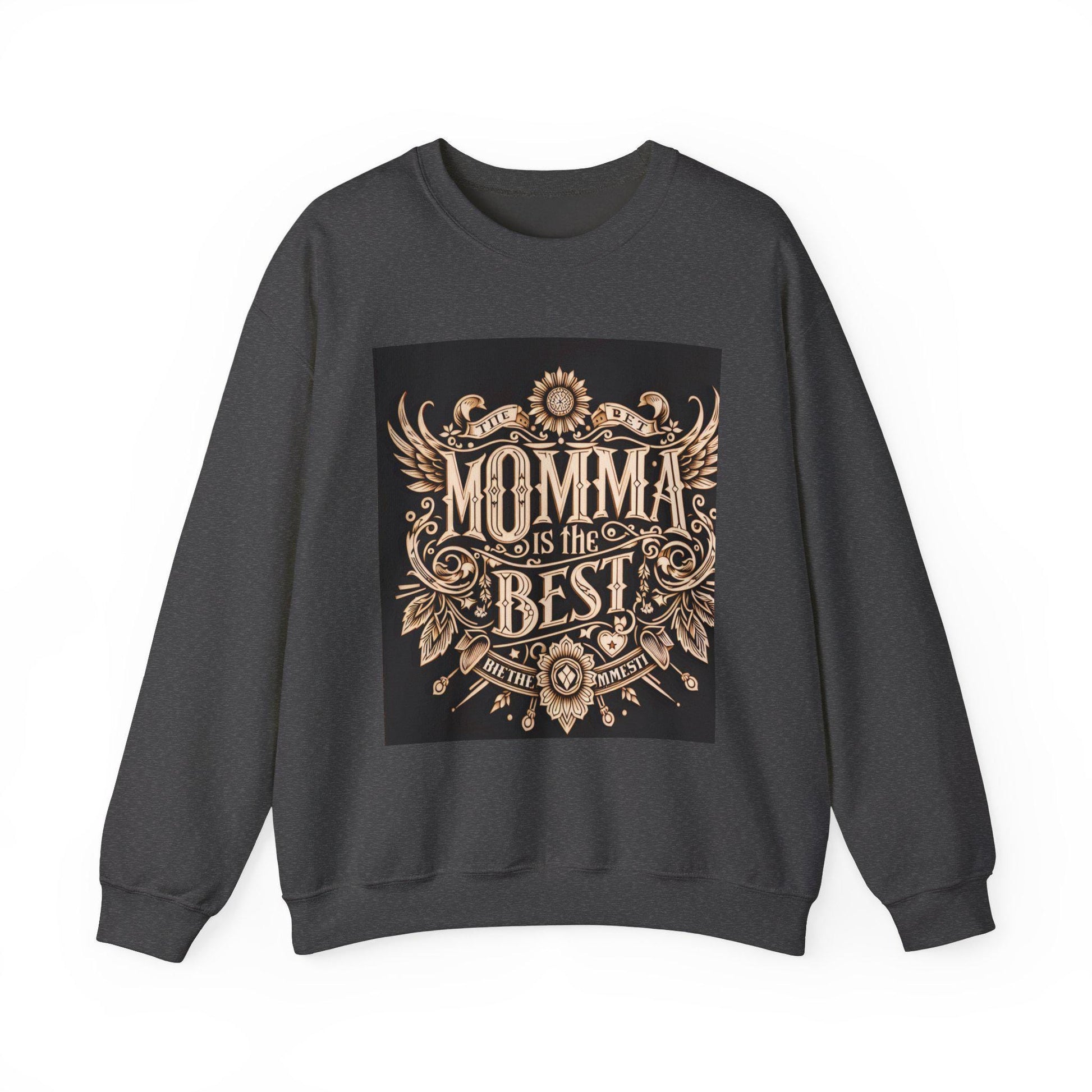 Unisex Retro Crewneck Sweatshirt - Vintage 'Momma's Best' Design for Daughters, Mothers Day Gift - Toddcraft
