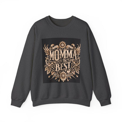 Unisex Retro Crewneck Sweatshirt - Vintage 'Momma's Best' Design for Daughters, Mothers Day Gift - Toddcraft