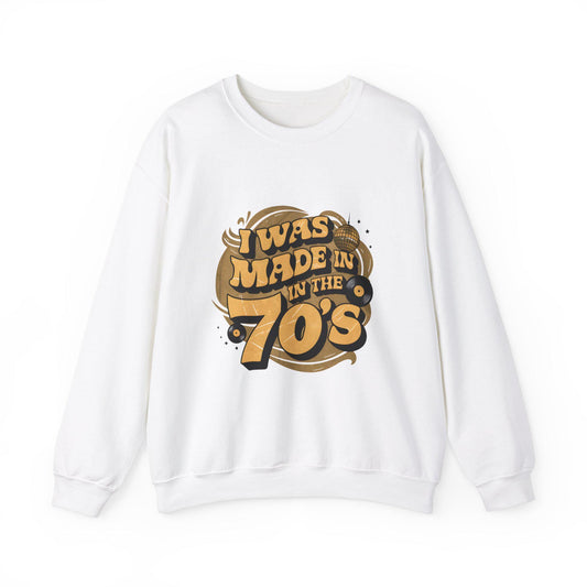 Unisex Heavy Blend Crewneck Sweatshirt, Mage in the 70's, Retro sweatshirt, Vintage sweatshirt, cool kids, sweatshirt,cool adults,Life sty - Toddcraft