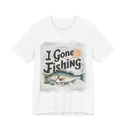 Unisex Jersey Short Sleeve Tee, walleye, fishing t, tshirt, dad gift, brother gift,fishing fun, cool kids, retro, vintage, fine art,gone fis
