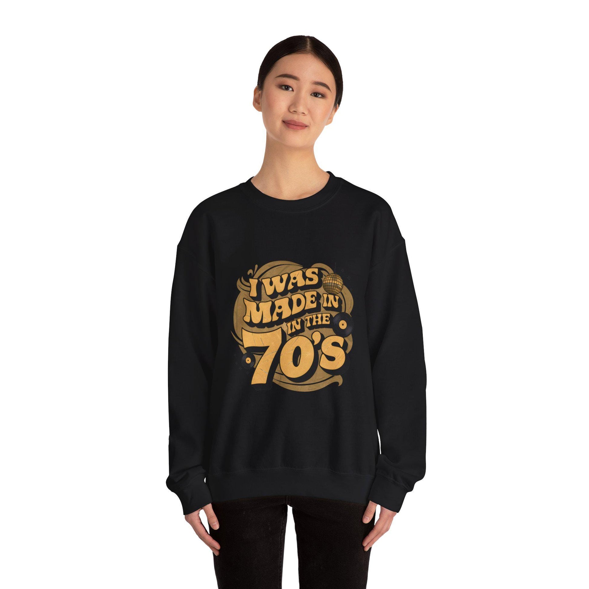 Unisex Heavy Blend Crewneck Sweatshirt, Mage in the 70's, Retro sweatshirt, Vintage sweatshirt, cool kids, sweatshirt,cool adults,Life sty - Toddcraft
