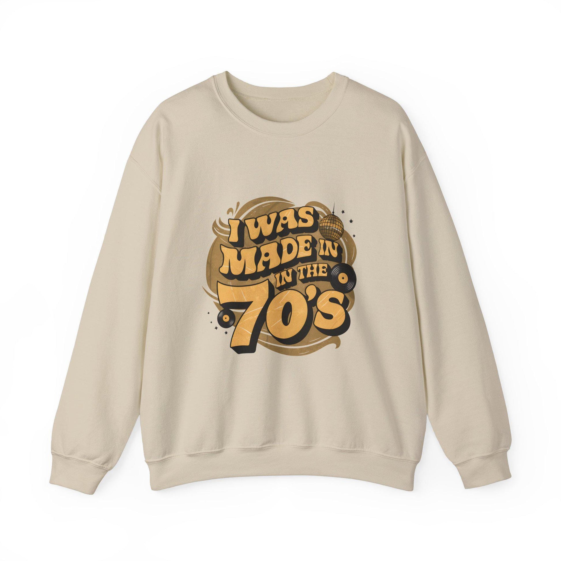 Unisex Heavy Blend Crewneck Sweatshirt, Mage in the 70's, Retro sweatshirt, Vintage sweatshirt, cool kids, sweatshirt,cool adults,Life sty - Toddcraft