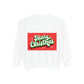 Merry Christmas Garment-Dyed Unisex Sweatshirt - Festive Holiday Crewneck Gift for Family