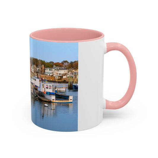 Nautical Fishing Coffee Mug - 11oz or 15oz Ceramic Cup for Ocean Lovers & Anglers, Fishing Gift, Maritime Drinkware