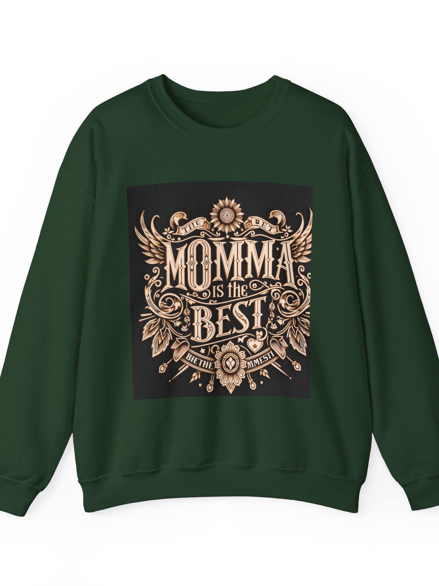 Unisex Retro Crewneck Sweatshirt - Vintage 'Momma's Best' Design for Daughters, Mothers Day Gift - Toddcraft