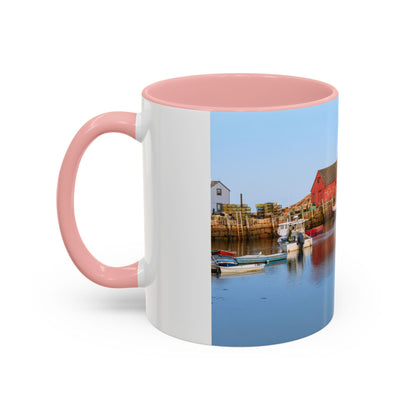 Nautical Fishing Coffee Mug - 11oz or 15oz Ceramic Cup for Ocean Lovers & Anglers, Fishing Gift, Maritime Drinkware