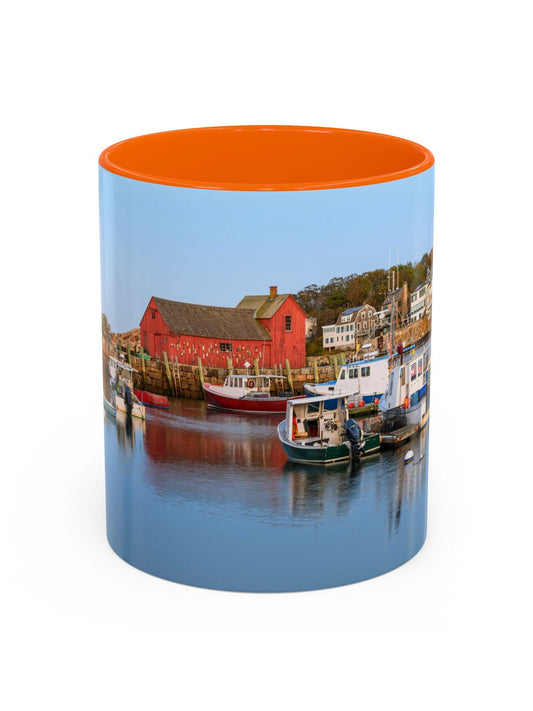 Nautical Fishing Coffee Mug - 11oz or 15oz Ceramic Cup for Ocean Lovers & Anglers, Fishing Gift, Maritime Drinkware