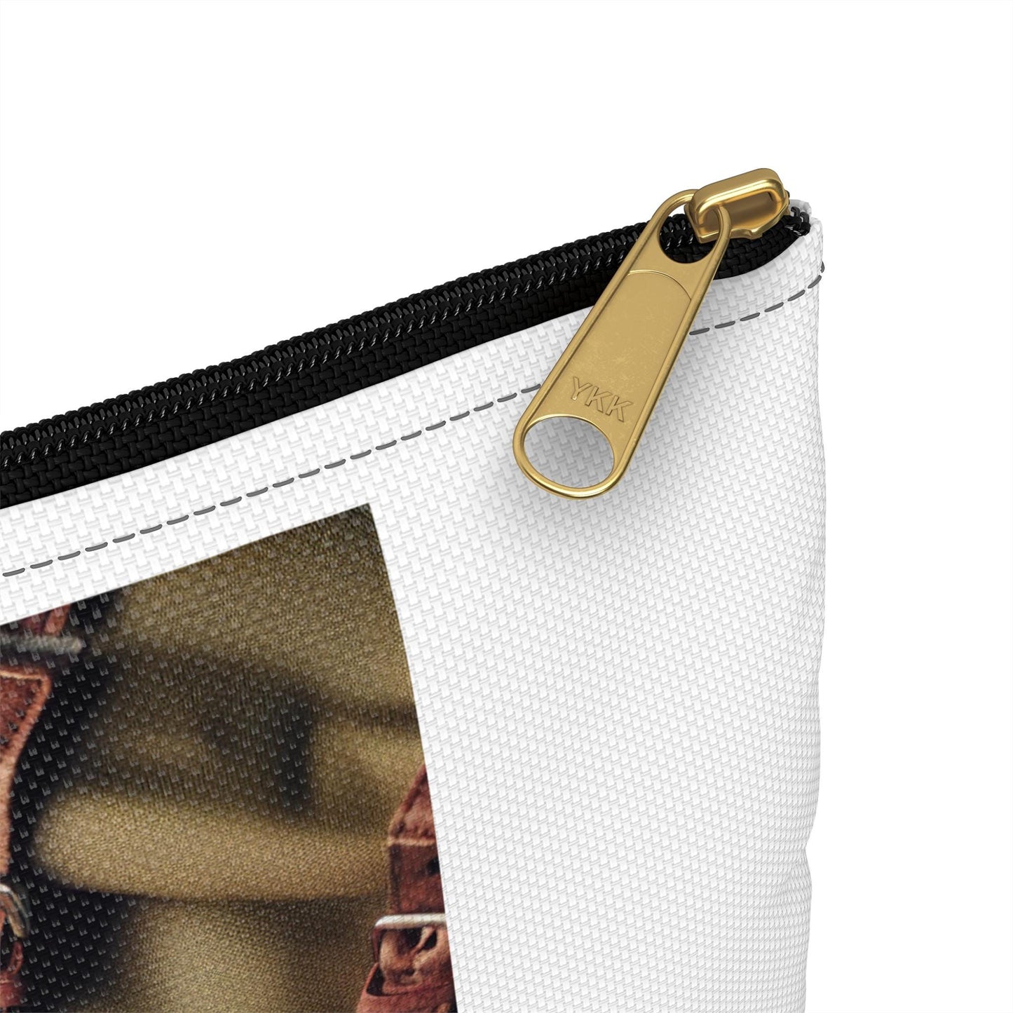 Patterned Zippered Accessory Pouch: Travel Toiletry Bag, Makeup Organizer, Cosmetic Case with T-Bottom