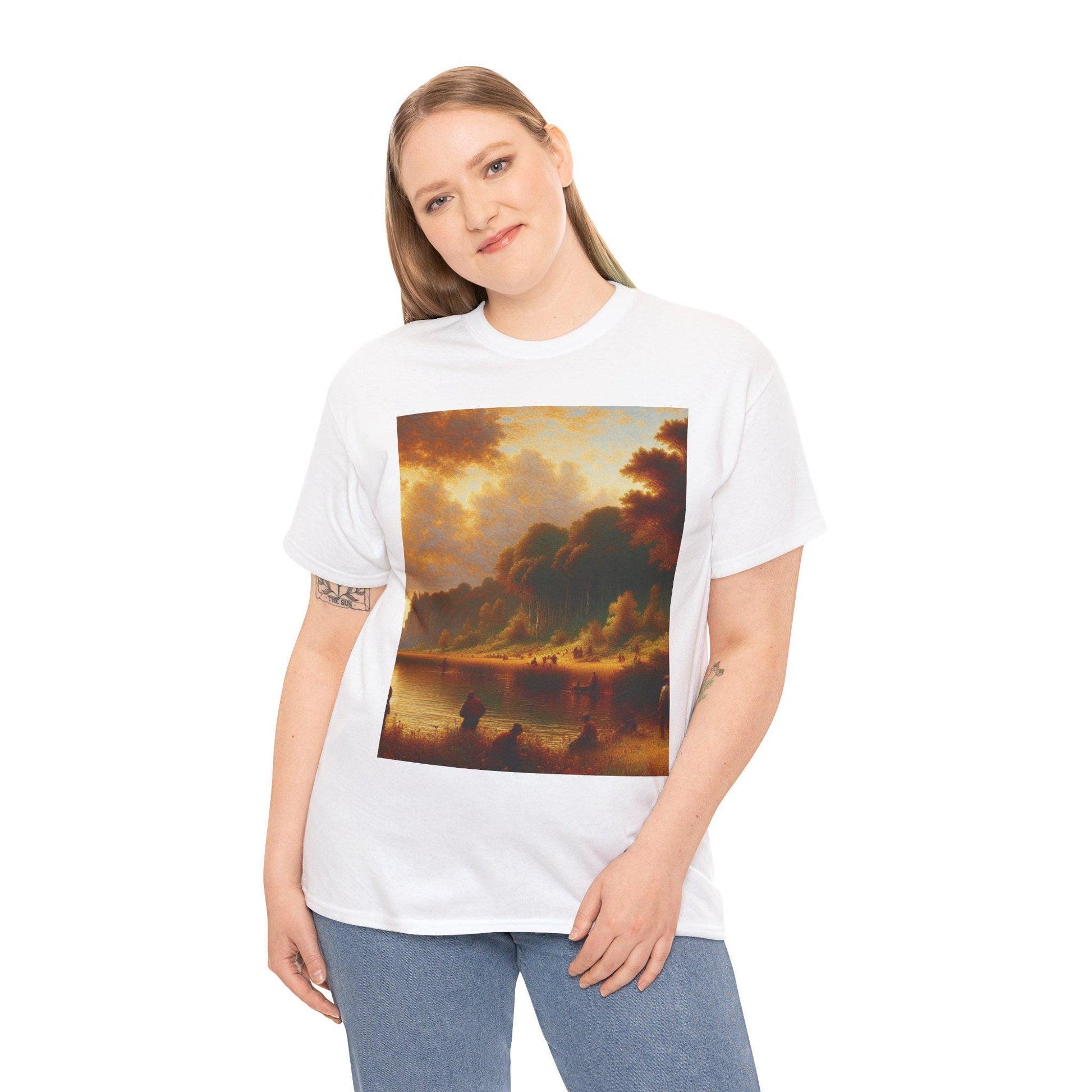 Gone Fishing T-Shirt Unisex Heavy Cotton Tee for Fishermen, Anglers & Outdoor Enthusiasts Gift - Toddcraft