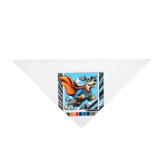 Superhero Pet Bandana for Dogs & Cats, Adjustable Puppy Costume Accessory, Cute Gift for Pets, Colorful Cape Style Collar - Toddcraft