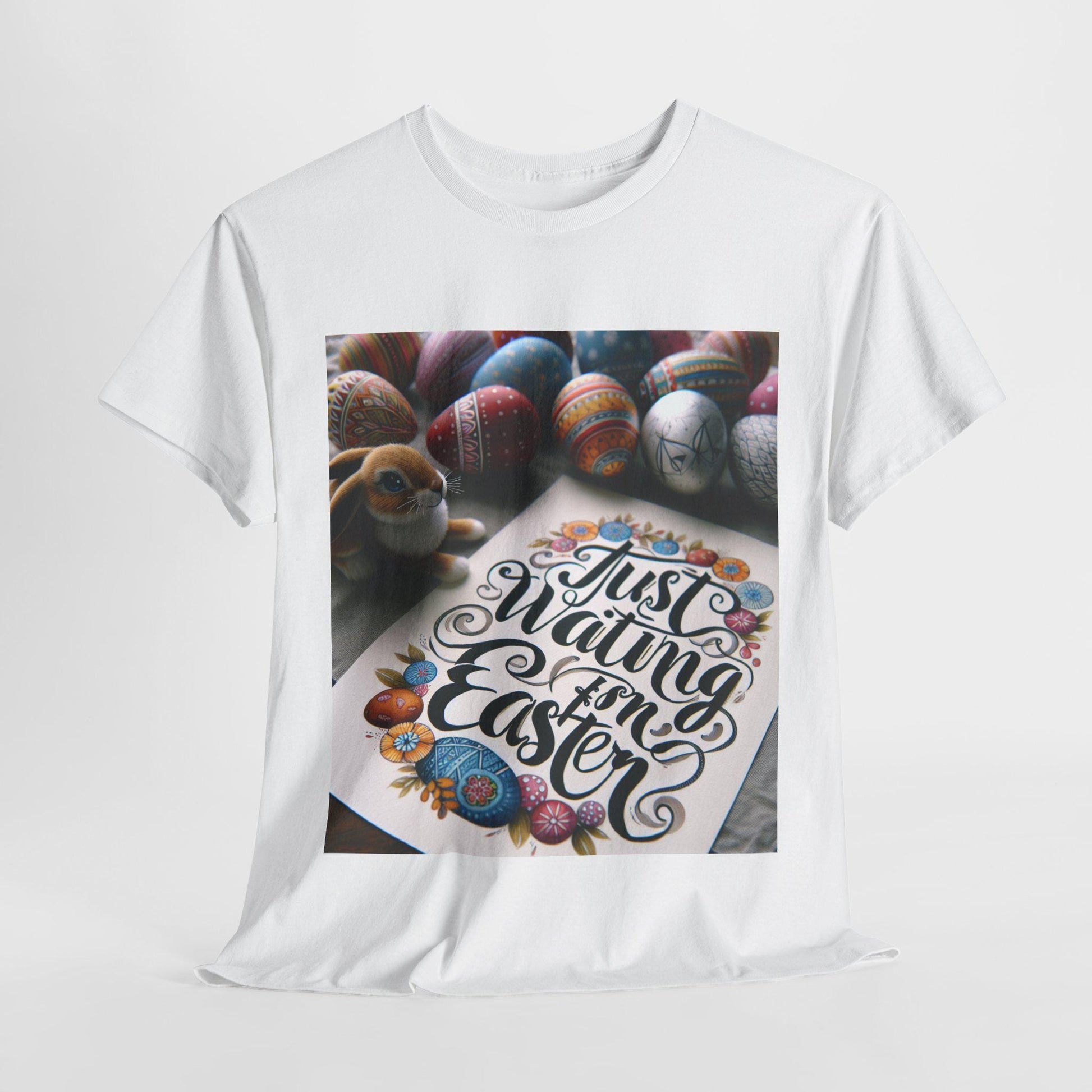 Easter Vibes Unisex Heavy Cotton Tee, Celebrate Easter, Spring Fashion, Cute Gift, Family Gatherings, Festive Tee - Toddcraft