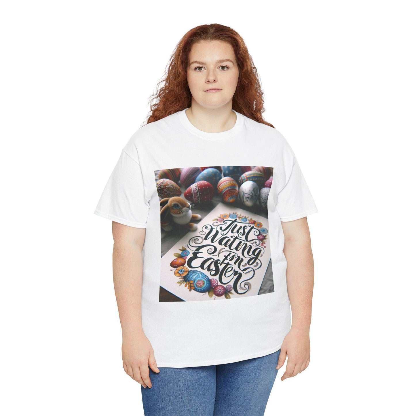 Easter Vibes Unisex Heavy Cotton Tee, Celebrate Easter, Spring Fashion, Cute Gift, Family Gatherings, Festive Tee - Toddcraft