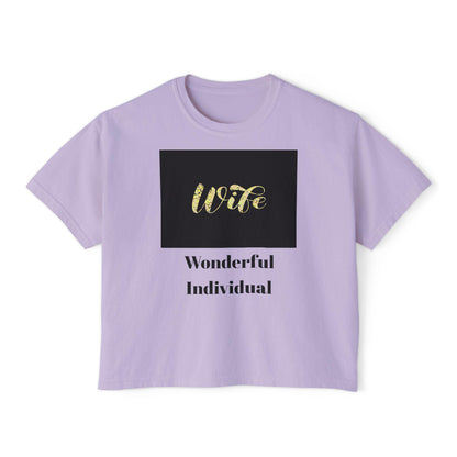 Comfortable Wife Boxy Tee: Casual Everyday Wear & Perfect Gift for Celebrations, Birthdays, Anniversaries - Toddcraft