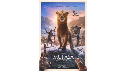 Vintage Walt Disney's The Lion King Mufasa Poster - Classic Animated Film Wall Art Print - Toddcraft