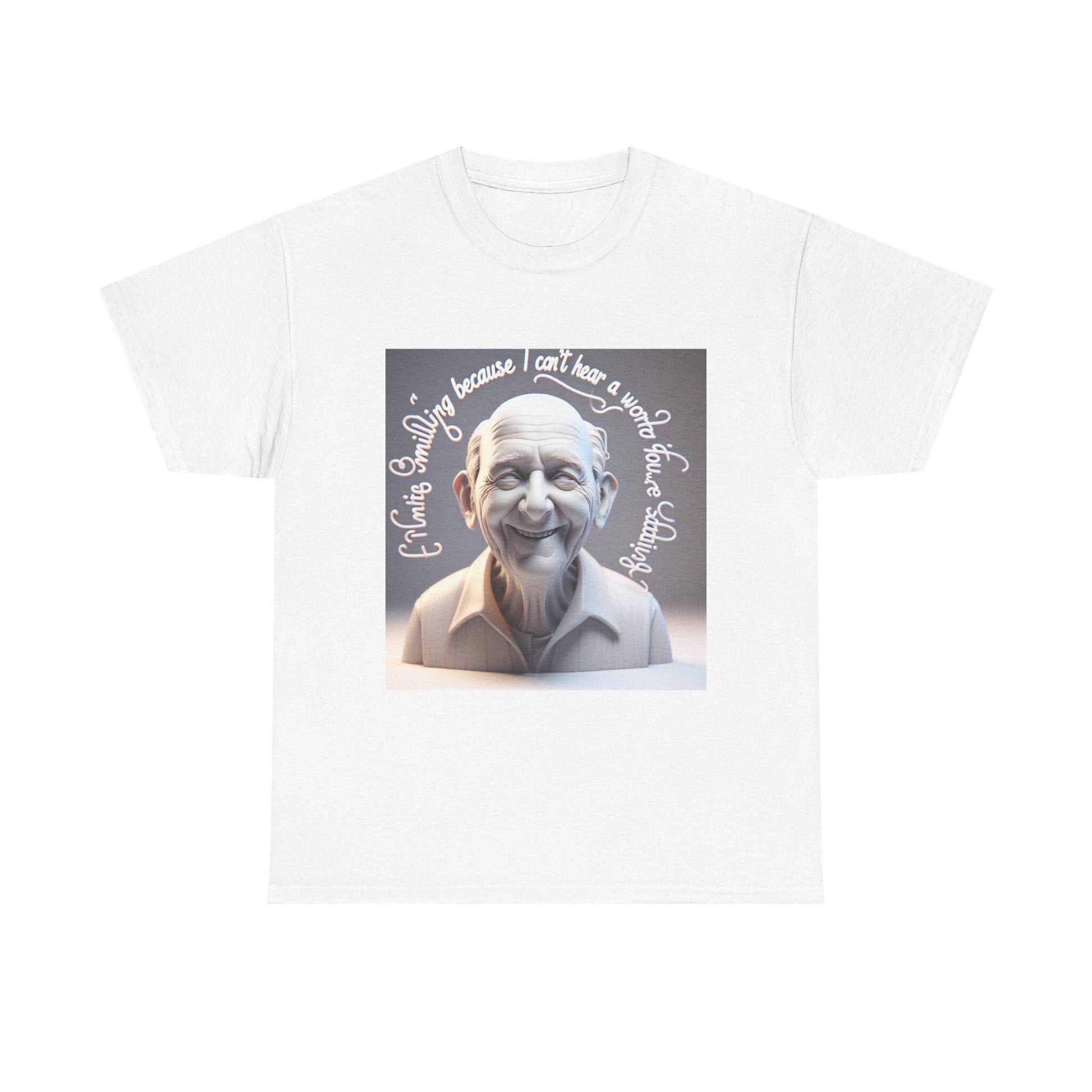 Humorous Deaf Pride T-Shirt: Living Fully Because I Can't Hear - Unisex Graphic Cotton Tee - Toddcraft