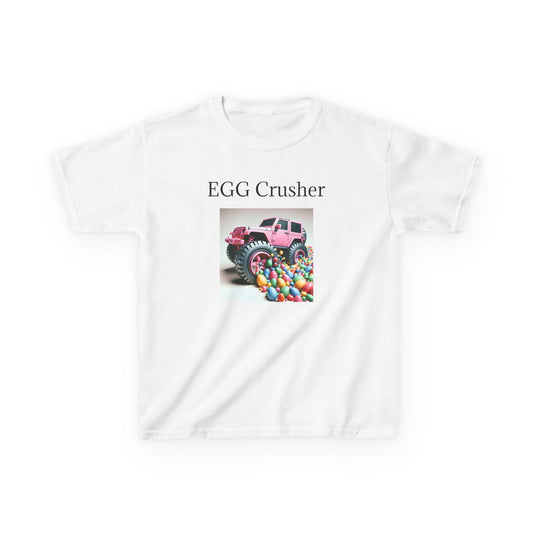 Playful Egg Crusher T-Shirt for Kids: Soft Cotton Tee for Young Food Enthusiasts - Toddcraft