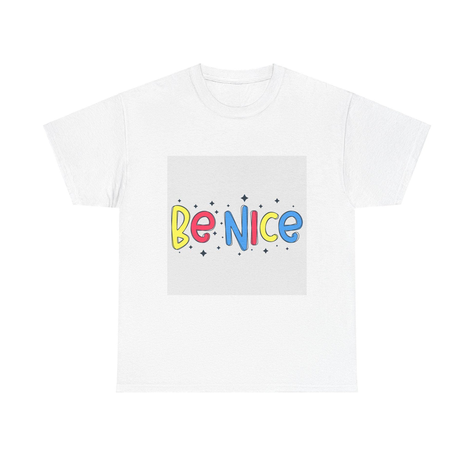 Eco-Friendly Unisex Bee Nice Heavy Cotton Tee: Comfortable Casual Wear for All Occasions - Toddcraft