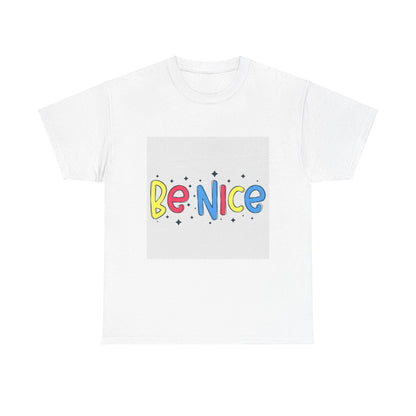 Eco-Friendly Unisex Bee Nice Heavy Cotton Tee: Comfortable Casual Wear for All Occasions - Toddcraft