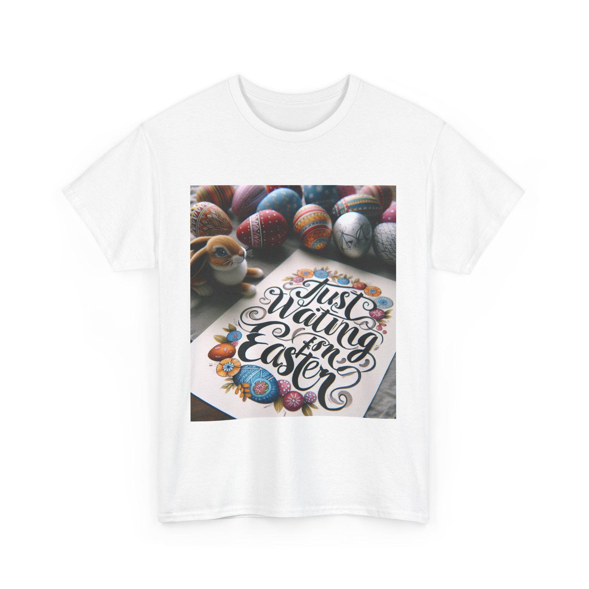 Easter Vibes Unisex Heavy Cotton Tee, Celebrate Easter, Spring Fashion, Cute Gift, Family Gatherings, Festive Tee - Toddcraft