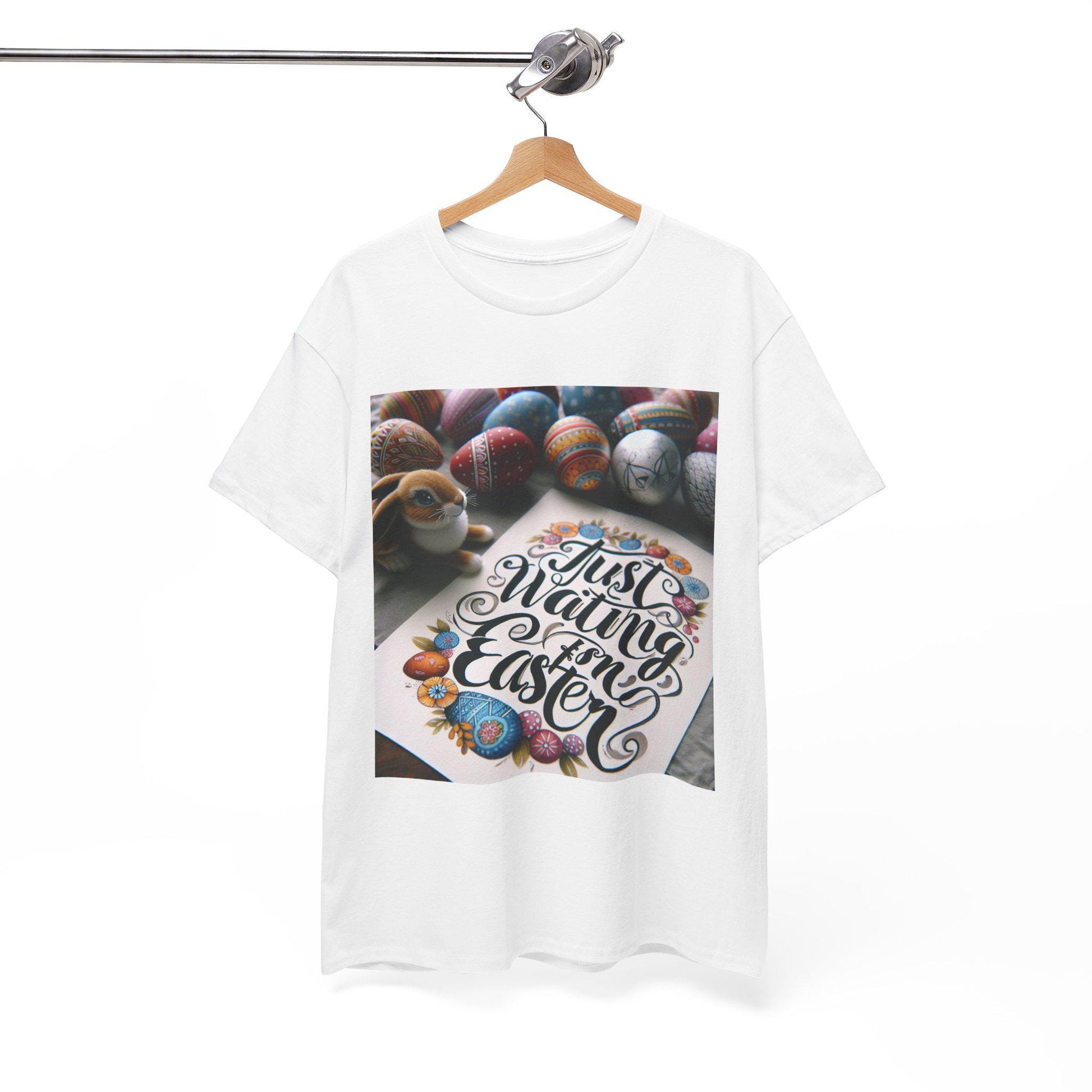 Easter Vibes Unisex Heavy Cotton Tee, Celebrate Easter, Spring Fashion, Cute Gift, Family Gatherings, Festive Tee - Toddcraft