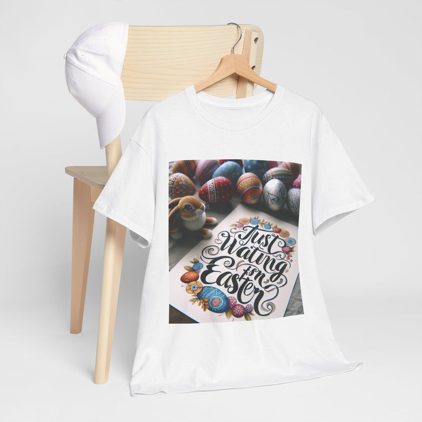 Easter Vibes Unisex Heavy Cotton Tee, Celebrate Easter, Spring Fashion, Cute Gift, Family Gatherings, Festive Tee - Toddcraft