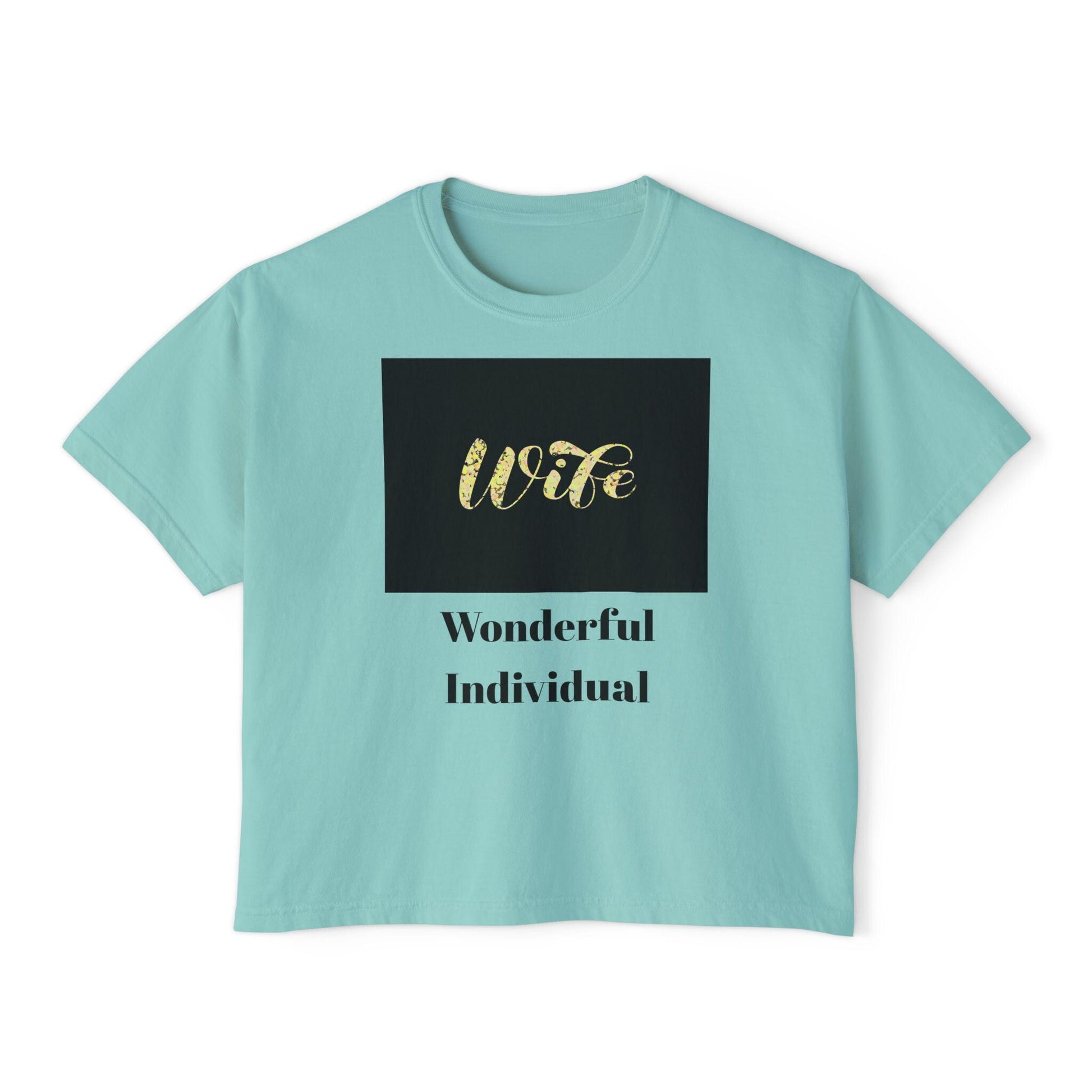 Comfortable Wife Boxy Tee: Casual Everyday Wear & Perfect Gift for Celebrations, Birthdays, Anniversaries - Toddcraft
