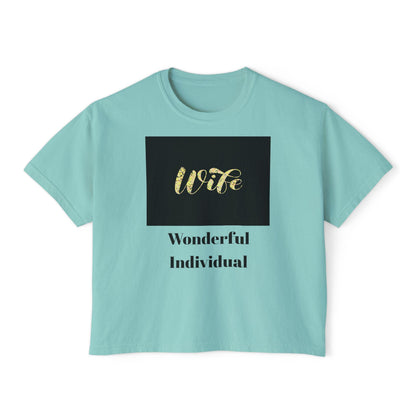 Comfortable Wife Boxy Tee: Casual Everyday Wear & Perfect Gift for Celebrations, Birthdays, Anniversaries - Toddcraft