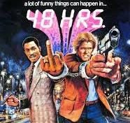 Vintage 48 Hours Action Crime Thriller Film Poster - Eddie Murphy Nick Nolte Buddy Cop Classic - Toddcraft