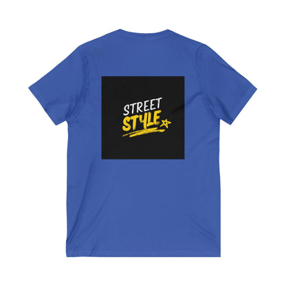 Comfortable Unisex V-Neck Jersey Tee for Casual Style and Everyday Wear - Toddcraft