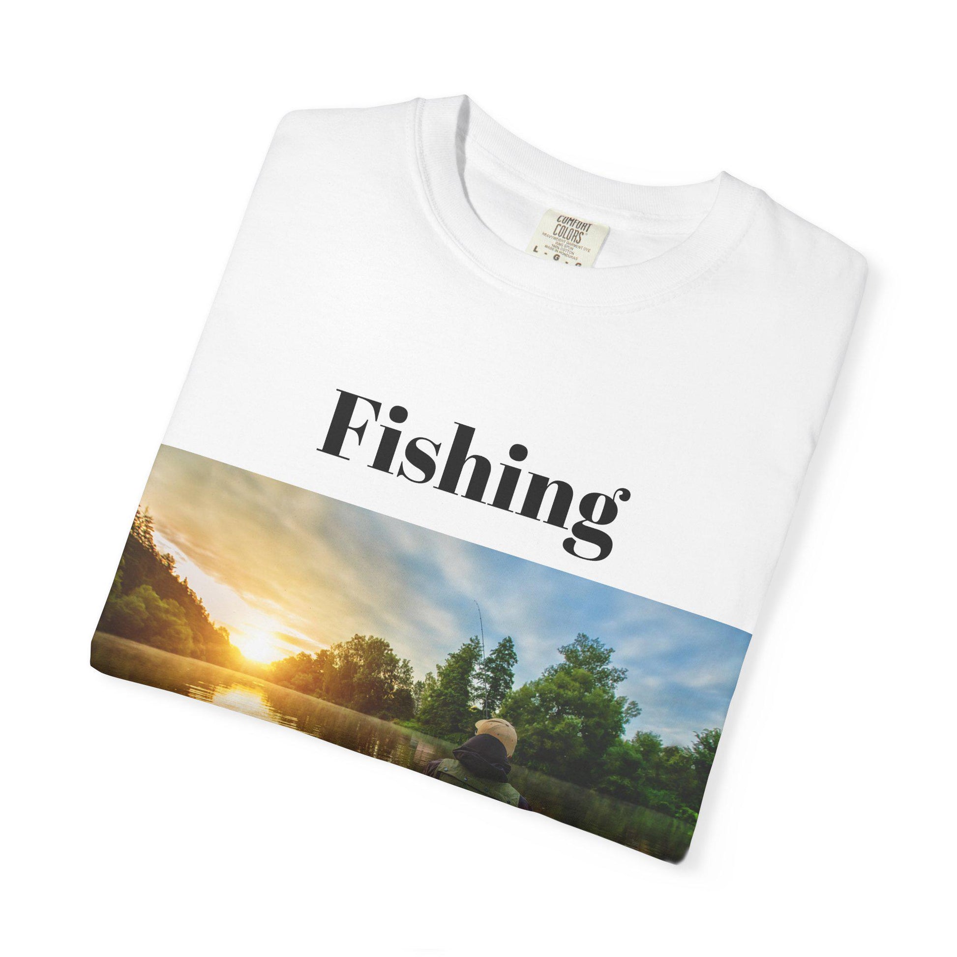 Fishing Sunrise T-Shirt  Outdoors Fishing Tee, Early Morning Angler Shirt, Nature Lover Gift, Casual Comfortable Top for Men & Women - Toddcraft