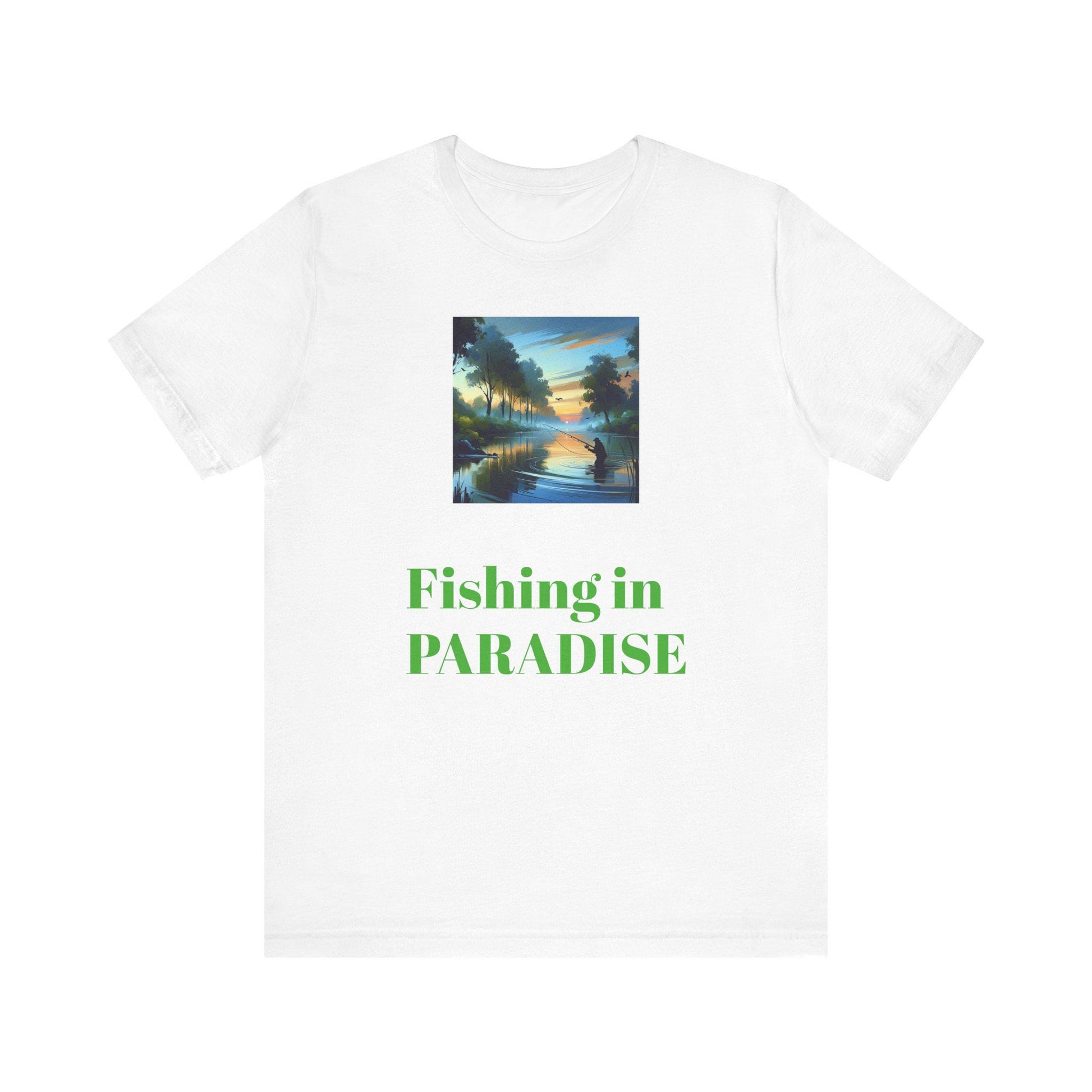 Fishing Sunrise Tee Unisex Jersey Short Sleeve Shirt Outdoor Angler Gift Casual Summer Top - Toddcraft