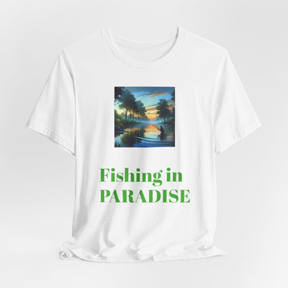 Fishing Sunrise Tee Unisex Jersey Short Sleeve Shirt Outdoor Angler Gift Casual Summer Top - Toddcraft