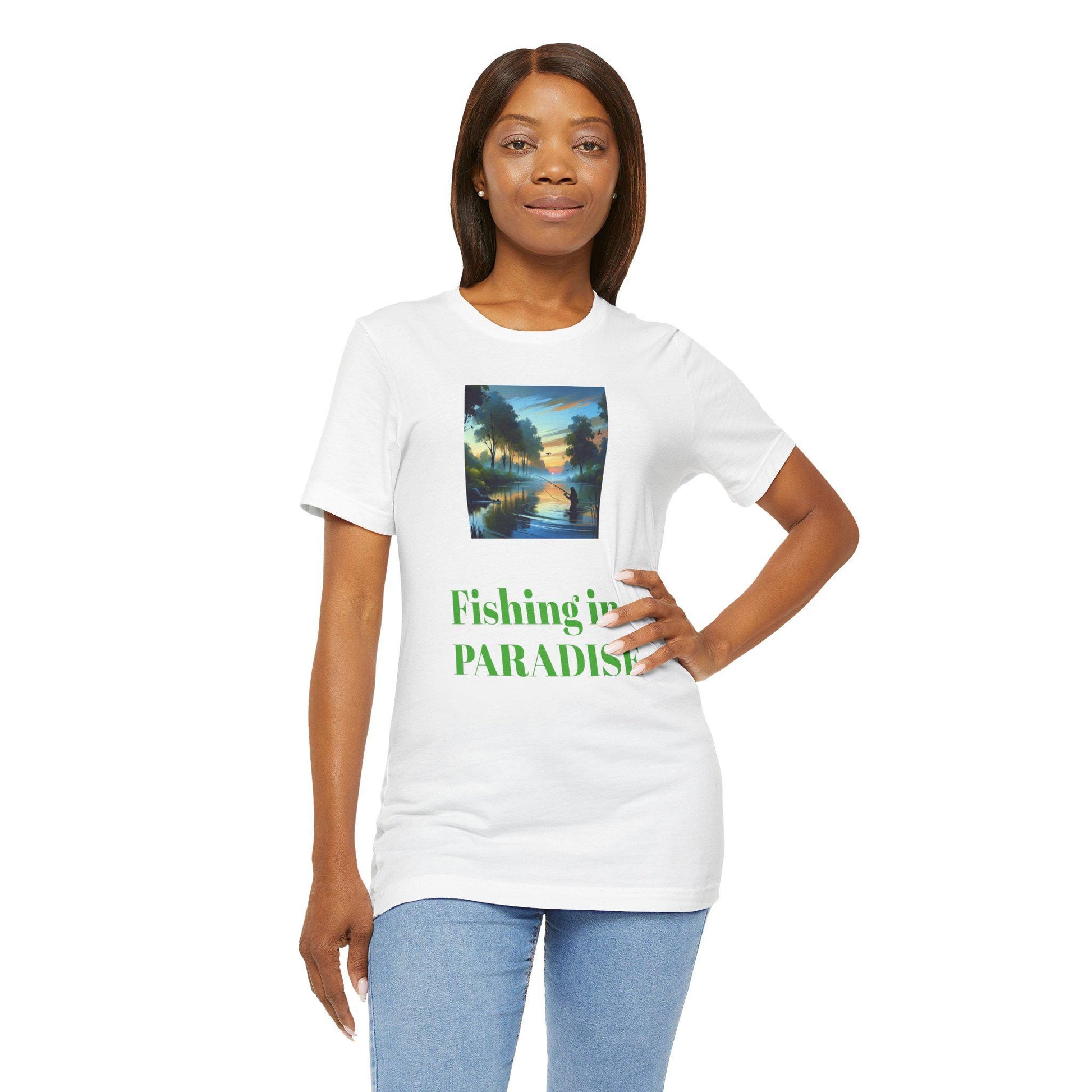 Fishing Sunrise Tee Unisex Jersey Short Sleeve Shirt Outdoor Angler Gift Casual Summer Top - Toddcraft