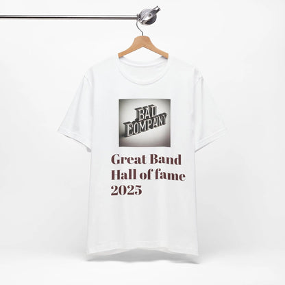 Versatile Unisex Jersey Short Sleeve T-Shirt: Comfortable Everyday Wear for All Occasions Bad Company Rock and roll hall of fame - Toddcraft