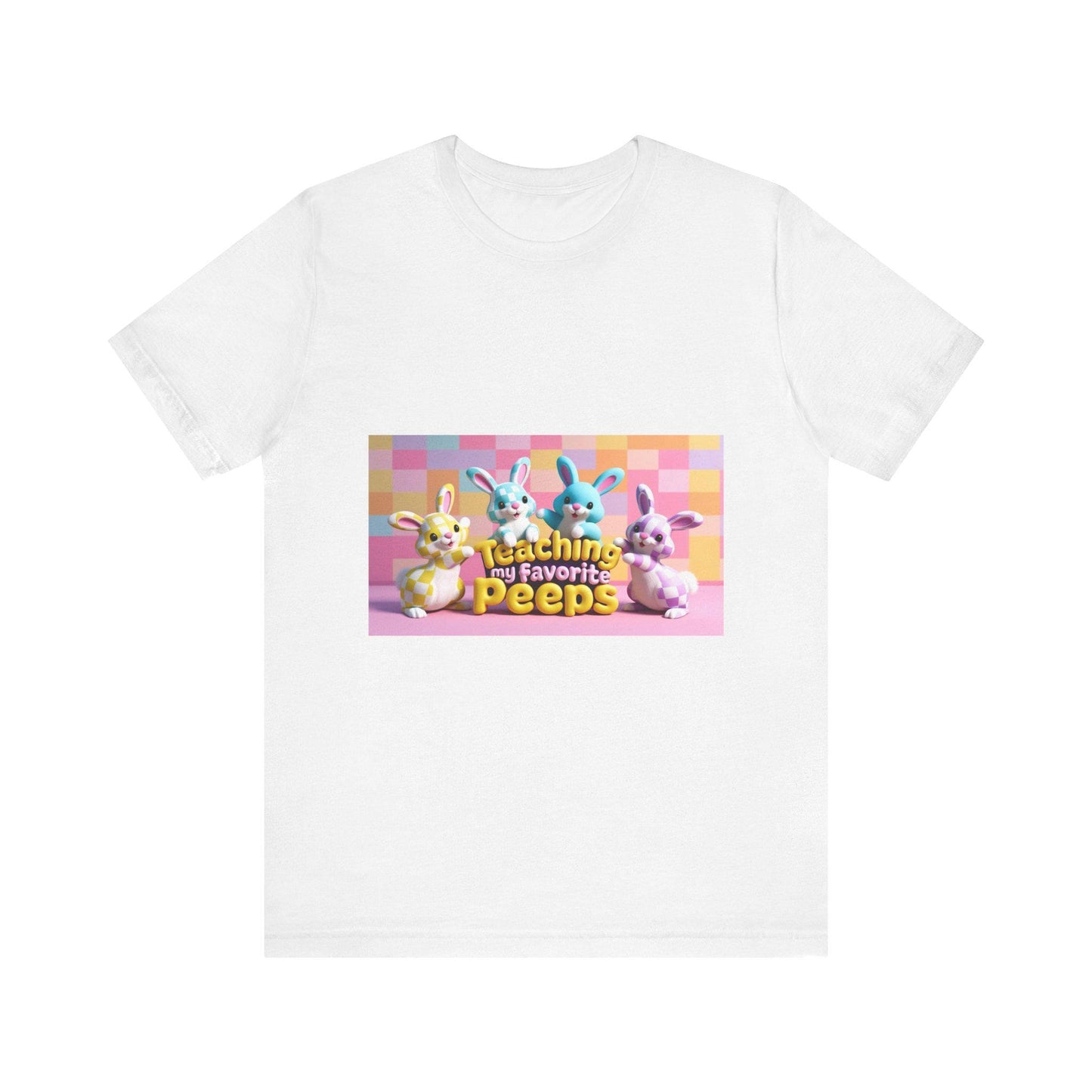 Easter Bunny Teacher Graphic Tee - Unisex 'Favorite Peeps' Short Sleeve Shirt for Spring Holiday - Toddcraft