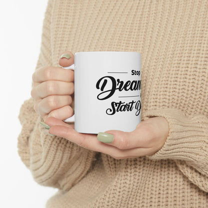 Handcrafted Ceramic Coffee Mug - 11oz or 15oz Sizes Available - Durable Stoneware Tea Cup - Toddcraft