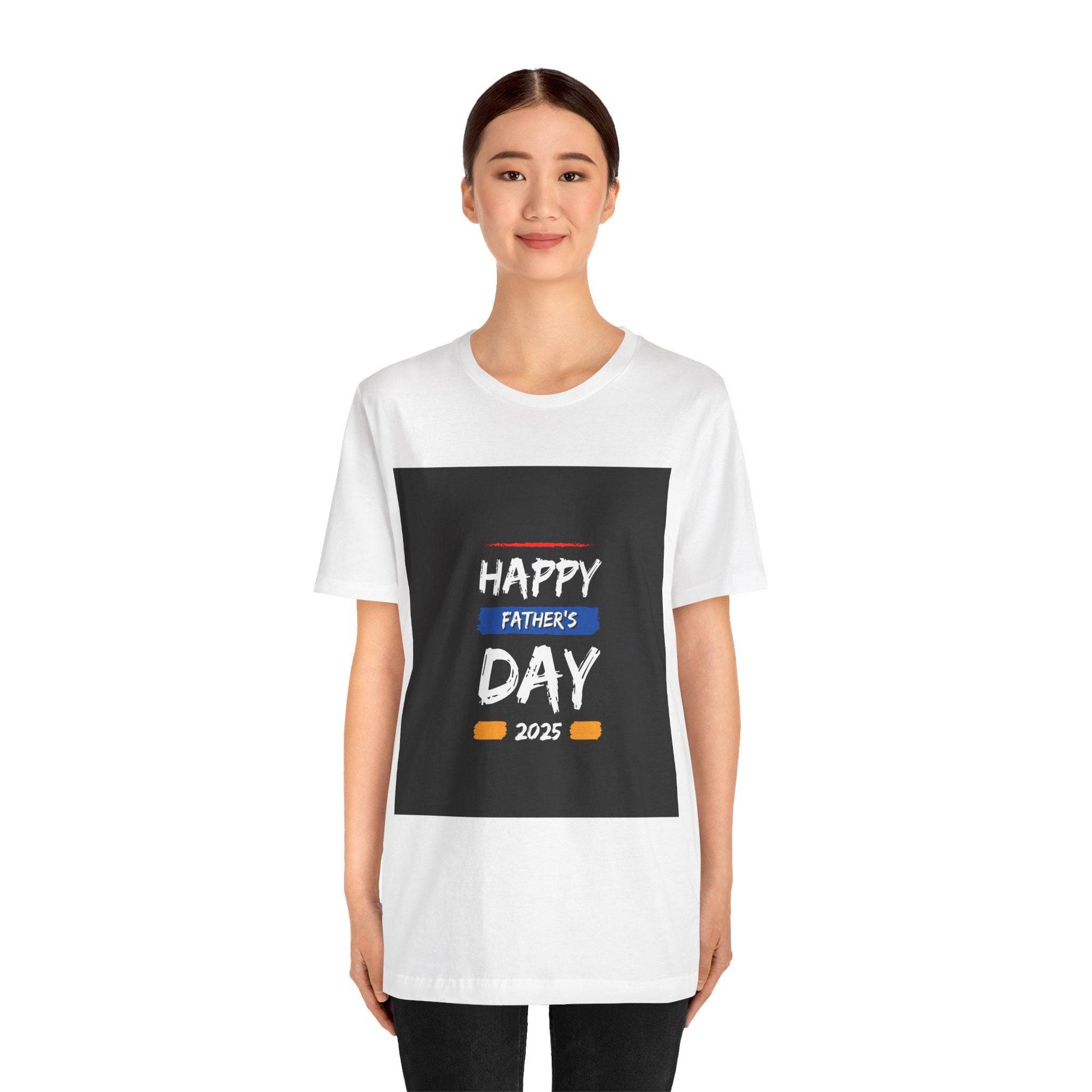 Fathers Day T-Shirt Unisex Jersey Cotton Tee Soft Casual Short Sleeve Dad Gift from Mom - Toddcraft