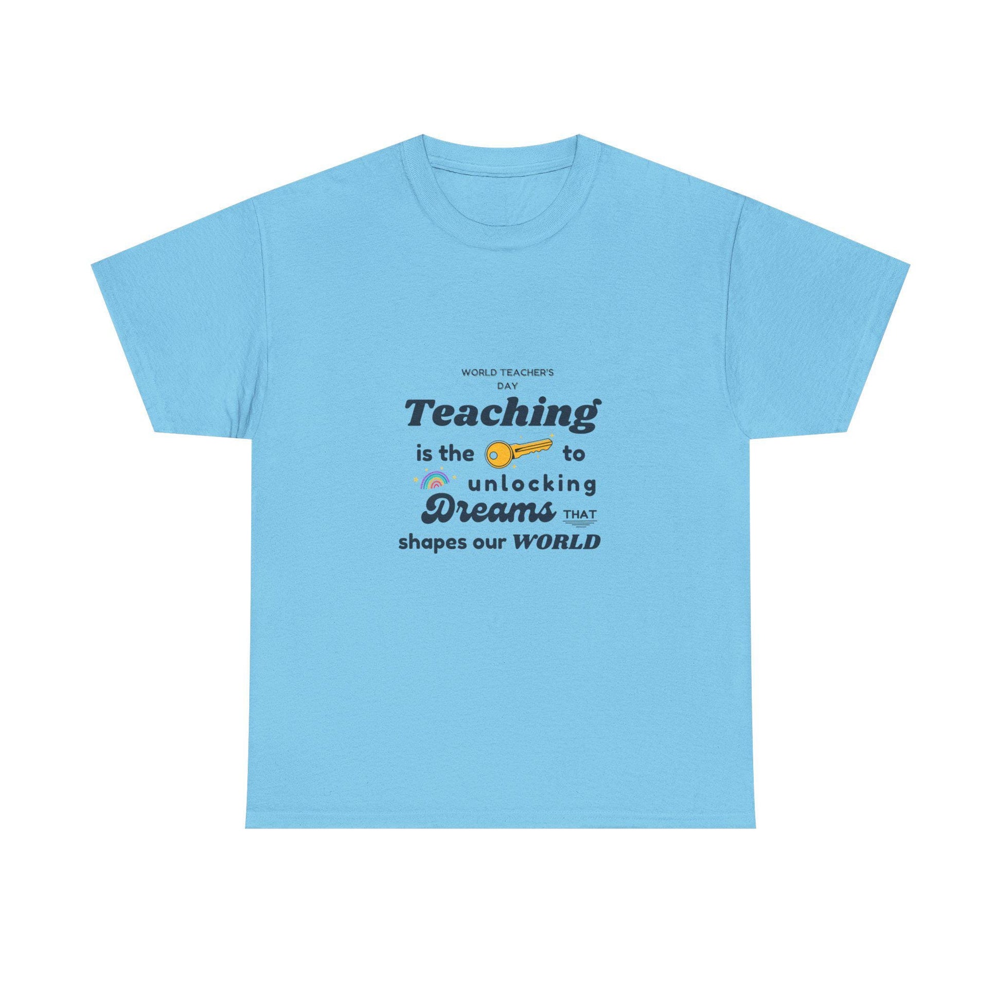 Teacher Gift Unisex Heavy Cotton Tee  Comfortable, Durable Shirt for Educators & School Staff, Perfect Appreciation Present - Toddcraft
