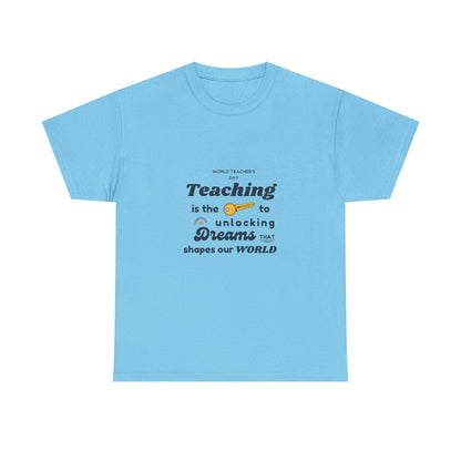 Teacher Gift Unisex Heavy Cotton Tee  Comfortable, Durable Shirt for Educators & School Staff, Perfect Appreciation Present - Toddcraft