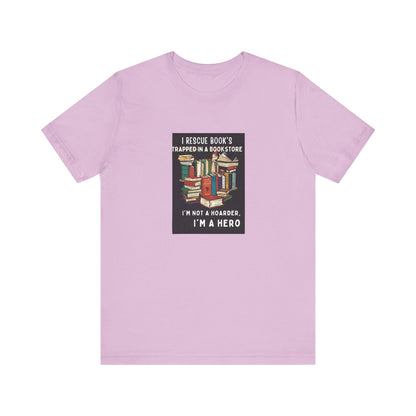 Librarian Gift Book Lover Comfortable Unisex Jersey T-Shirt: Versatile Short Sleeve Tee for Everyday Casual Wear - Toddcraft