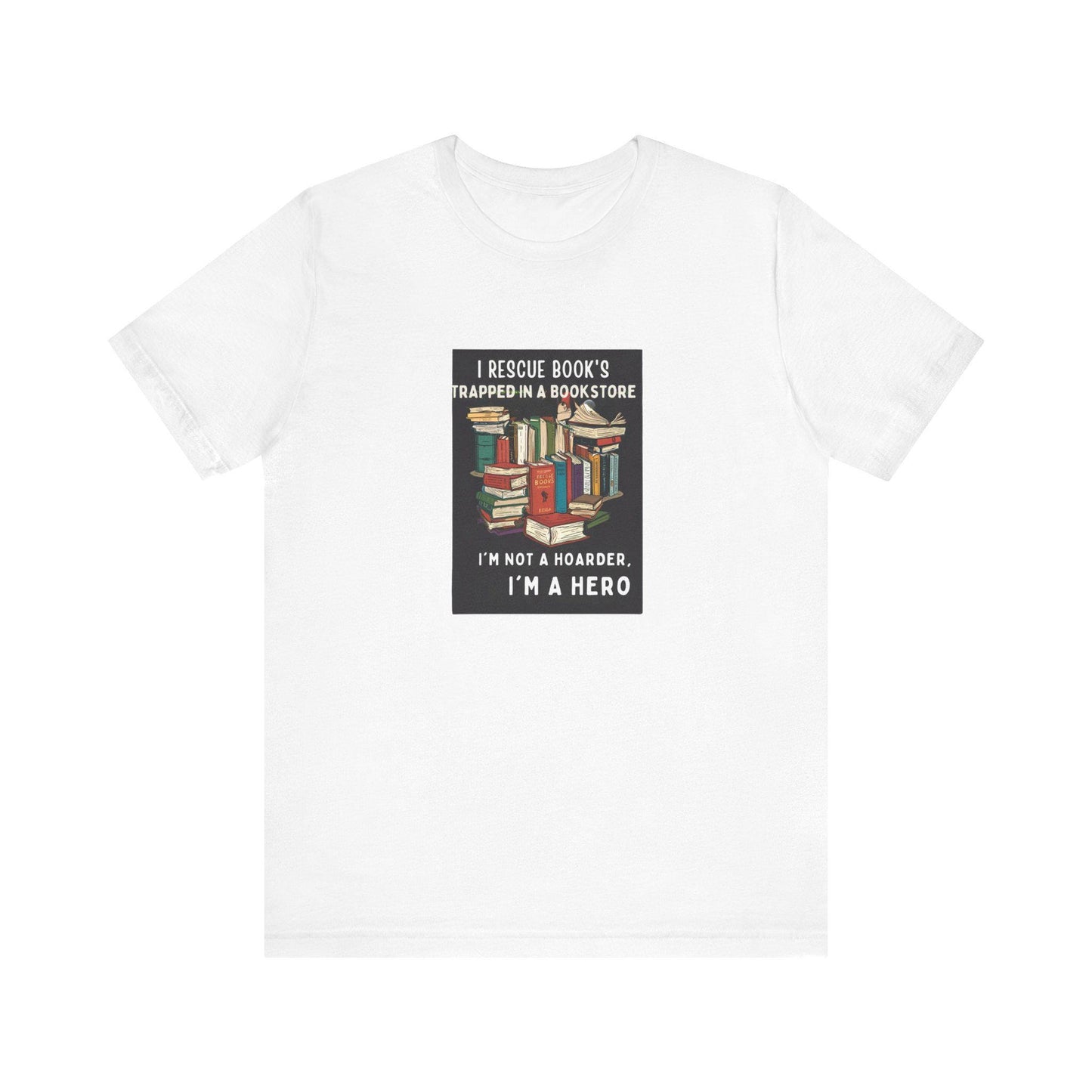 Librarian Gift Book Lover Comfortable Unisex Jersey T-Shirt: Versatile Short Sleeve Tee for Everyday Casual Wear - Toddcraft