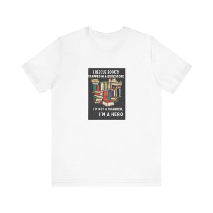 Librarian Gift Book Lover Comfortable Unisex Jersey T-Shirt: Versatile Short Sleeve Tee for Everyday Casual Wear - Toddcraft